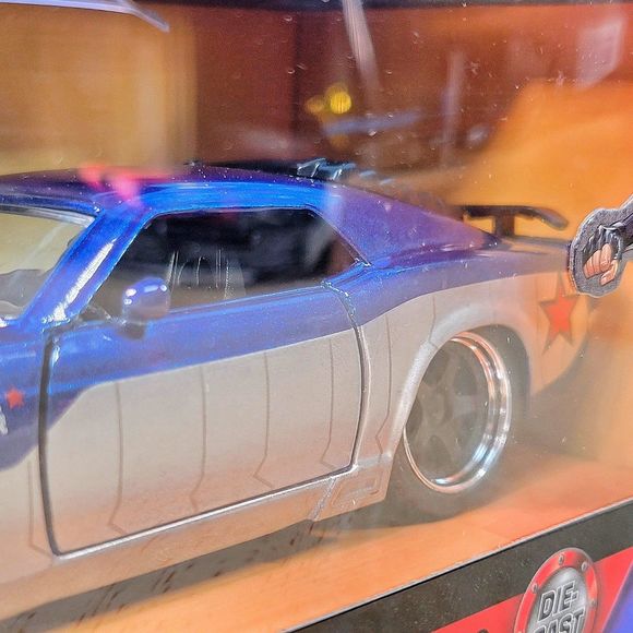 Jada Marvel Avengers 1970 Mustang Boss Winter Soldier Diecast Collectible New - Picture 5 of 8